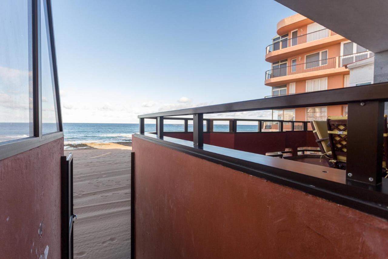 Front Line Beach With Fantastic Terrace. Telde Eksteriør bilde