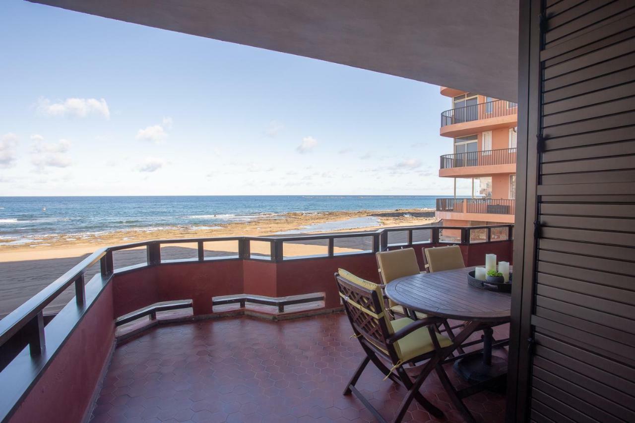 Front Line Beach With Fantastic Terrace. Telde Eksteriør bilde