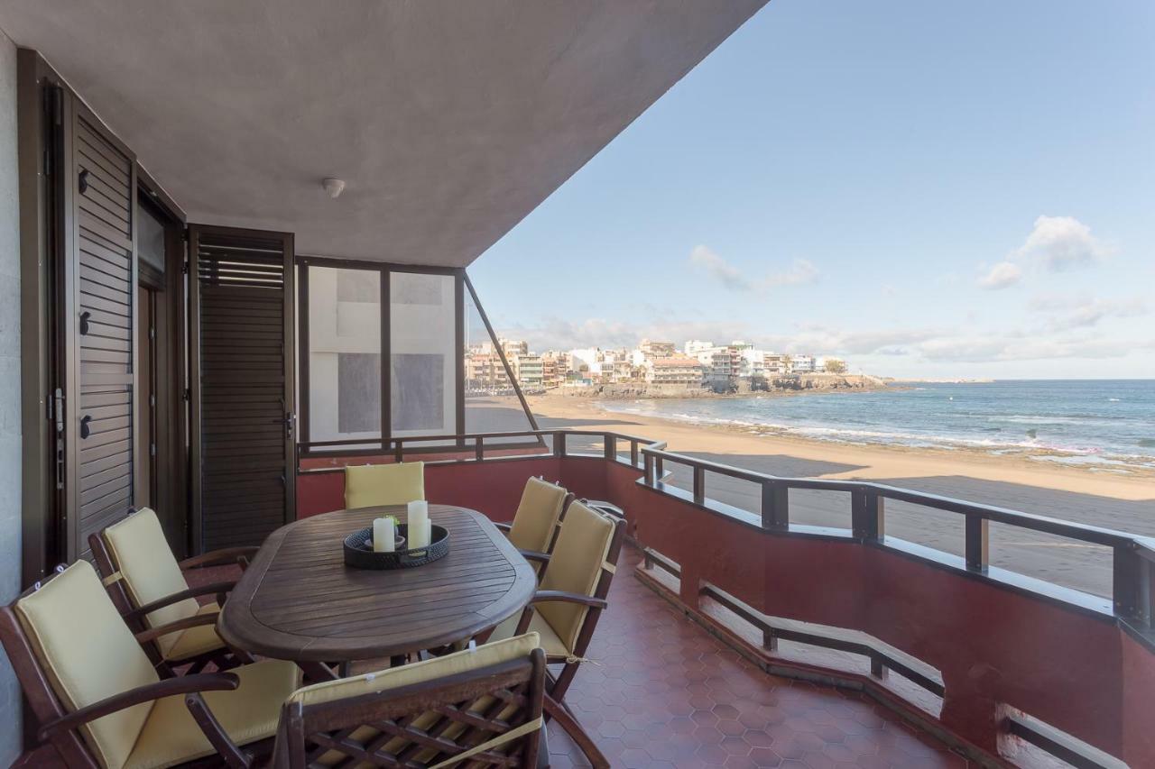 Front Line Beach With Fantastic Terrace. Telde Eksteriør bilde